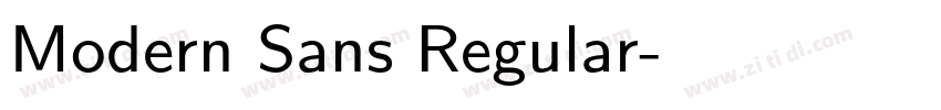 Modern Sans Regular字体转换 Modern Sans Regular字体转换